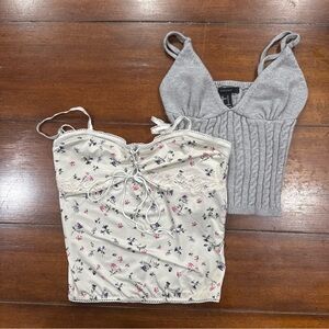 Forever 21 Women’s Cammies’s Size Small When Lace Up One Sweater Material